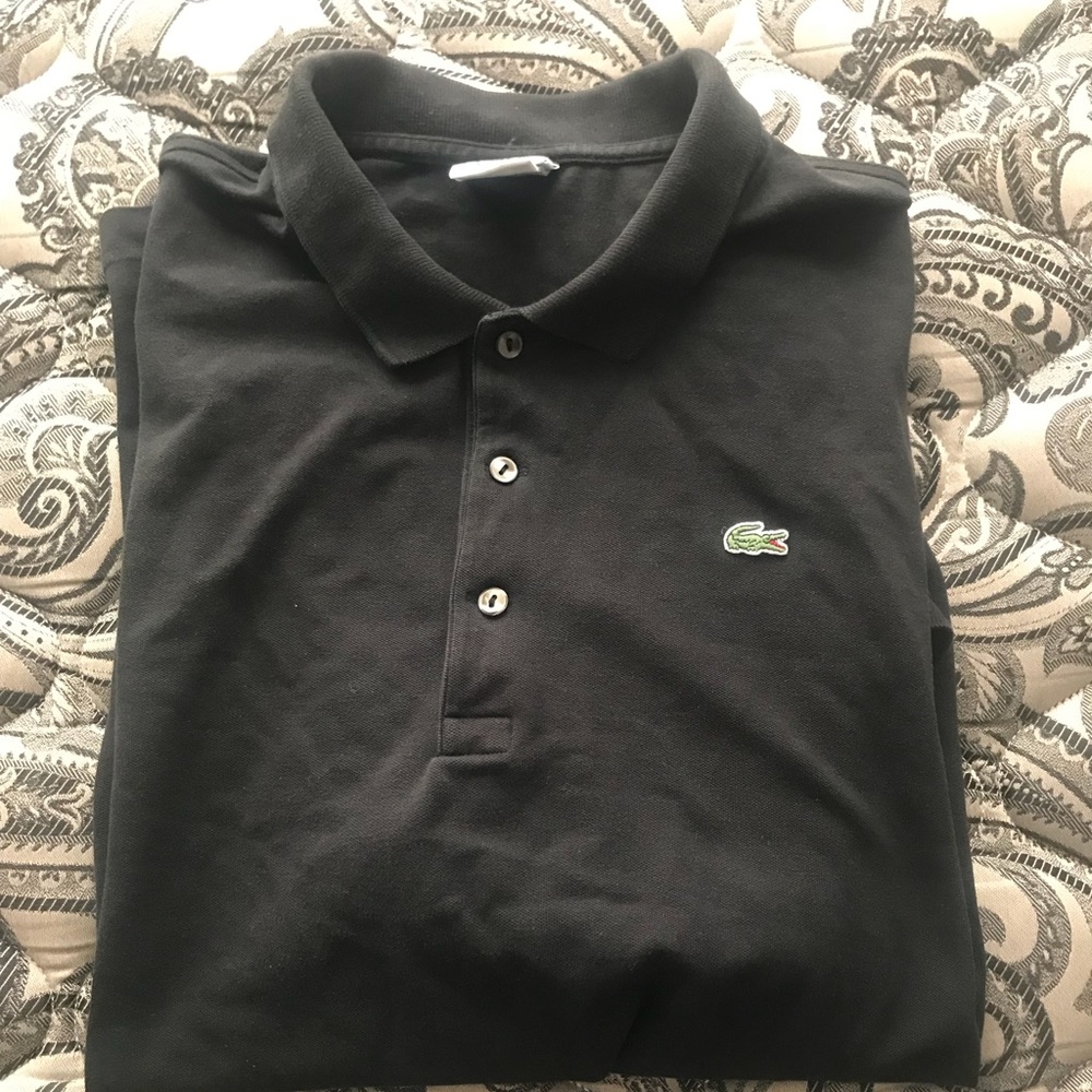 Black Lacoste button up